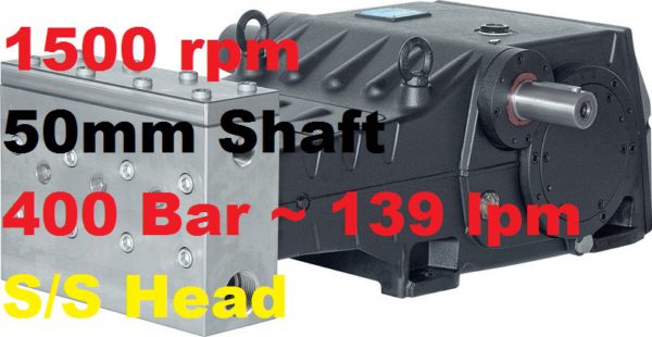 Pratissoli 400 Bar 139 lpm Pressure Pump LKN36-GB15