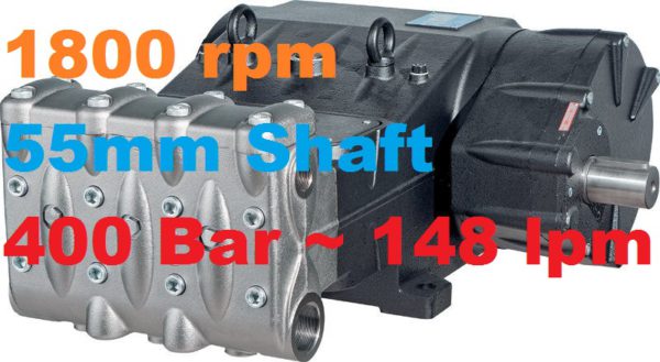 Pratissoli 400 Bar 148 lpm Pressure Pump MK40-GB18