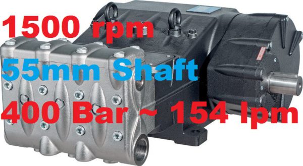 Pratissoli 400 Bar 154 lpm Pressure Pump MK40-GB15