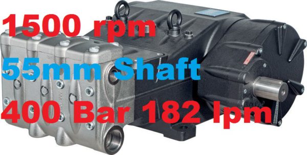 Pratissoli 400 Bar 182 lpm Pressure Pump MKS40-GB15