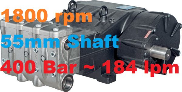 Pratissoli 400 Bar 184 lpm Pressure Pump MKS40-GB18