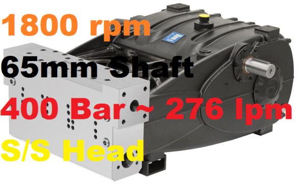 Pratissoli 400 Bar 276 lpm Pressure Pump SR50-GB18