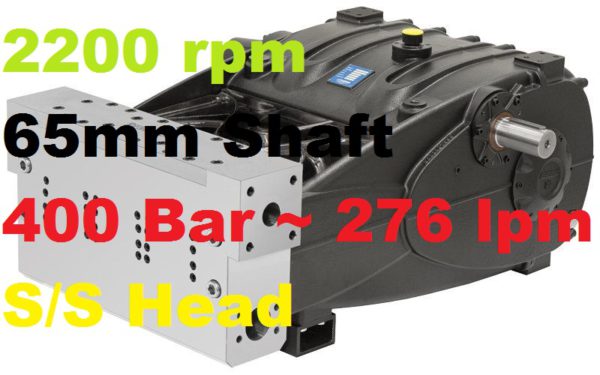 Pratissoli 400 Bar 276 lpm Pressure Pump SR50-GB22
