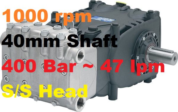 Pratissoli 400 Bar 47 lpm Pressure Pump HF20-47