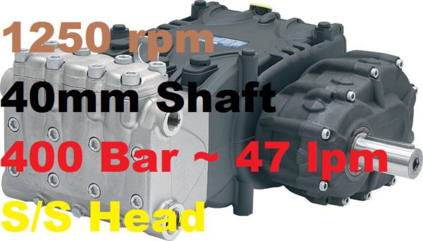 Pratissoli 400 Bar 47 lpm Pressure Pump HF20-GB12