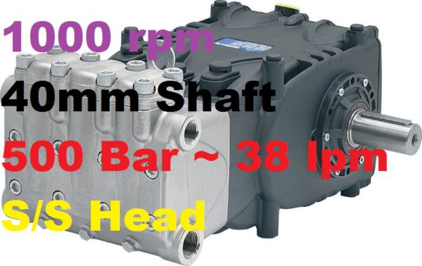 Pratissoli 500 Bar 38 lpm Pressure Pump HF18-38