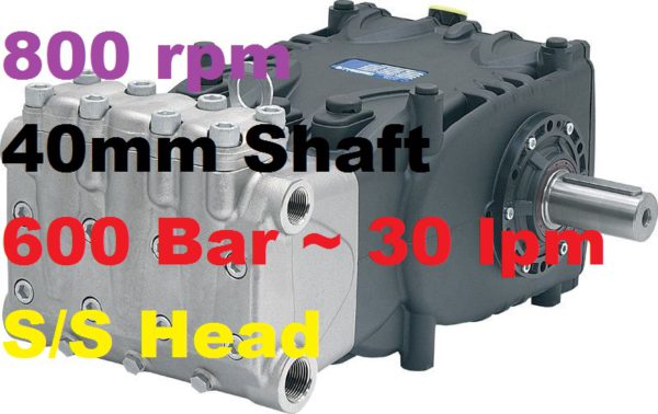 Pratissoli 600 Bar 30 lpm Pressure Pump HF18-30