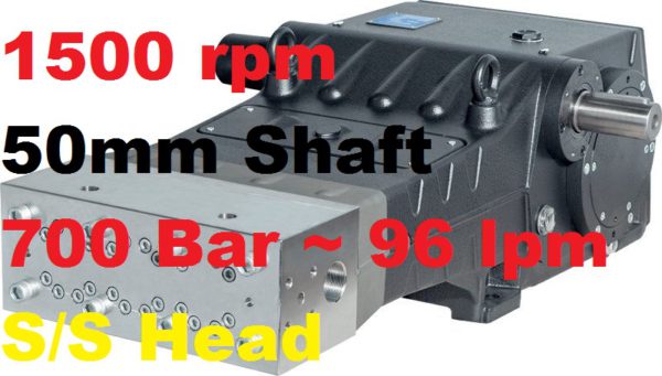 Pratissoli 700 Bar 96 lpm Pressure Pump SK30-GB15