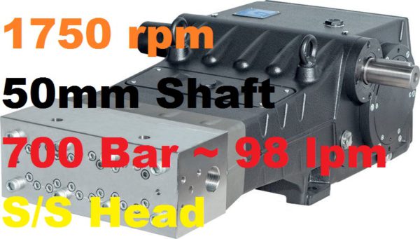 Pratissoli 700 Bar 98 lpm Pressure Pump SK30-GB175