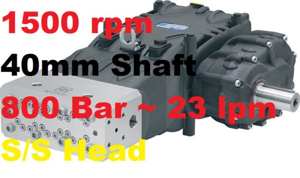 Pratissoli 800 Bar 23 lpm Pressure Pump VF14-GB15