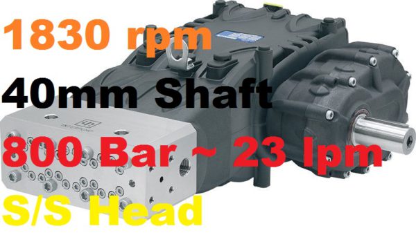 Pratissoli 800 Bar 23 lpm Pressure Pump VF14-GB18