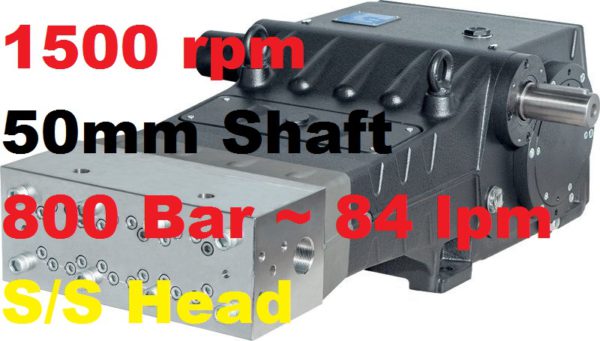 Pratissoli 800 Bar 84 lpm Pressure Pump SK28-GB15