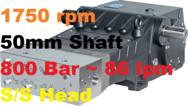Pratissoli 800 Bar 86 lpm Pressure Pump SK28-GB175