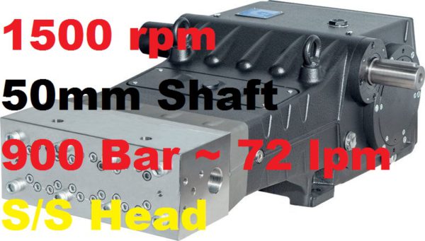 Pratissoli 900 Bar 72 lpm Pressure Pump SK26-GB15